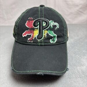 Philadelphia Phillies Hat Cap Strap Back Rasta Lion MLB Baseball Mens